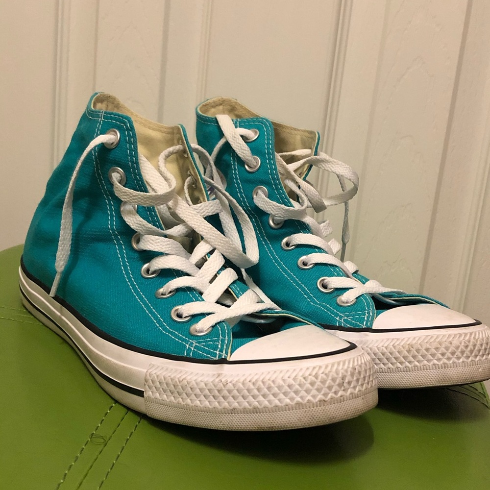 Turquoise Converse